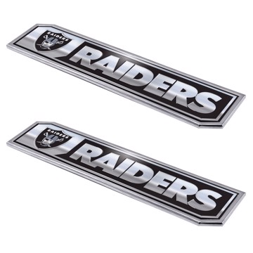 Picture of Las Vegas Raiders Embossed Truck Emblem 2-pk