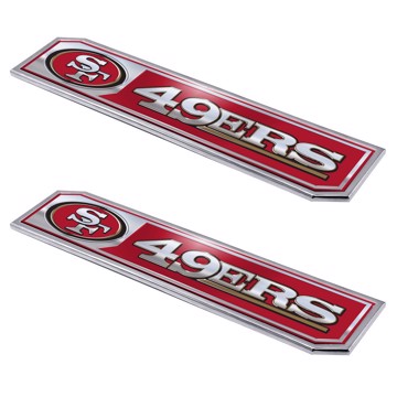 Picture of NFL - San Francisco 49ers Embossed Truck Emblem 2-pk