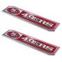 Picture of San Francisco 49ers Embossed Truck Emblem 2-pk