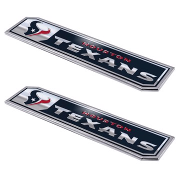 Picture of NFL - Houston Texans Embossed Truck Emblem 2-pk