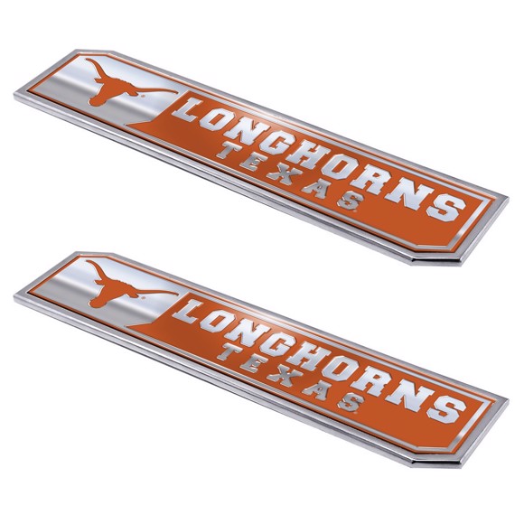 Picture of Texas Longhorns Embossed Truck Emblem 2-pk