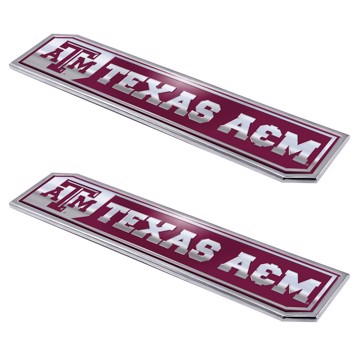 Picture of Texas A&M Aggies Embossed Truck Emblem 2-pk
