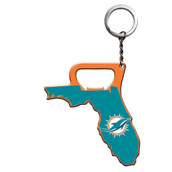 Picture of Miami Dolphins Keychain Bottle Opener