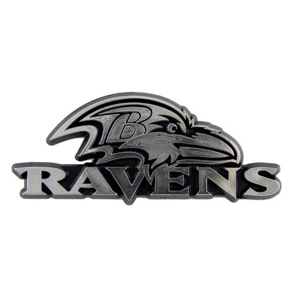 Picture of Baltimore Ravens Molded Chrome Emblem