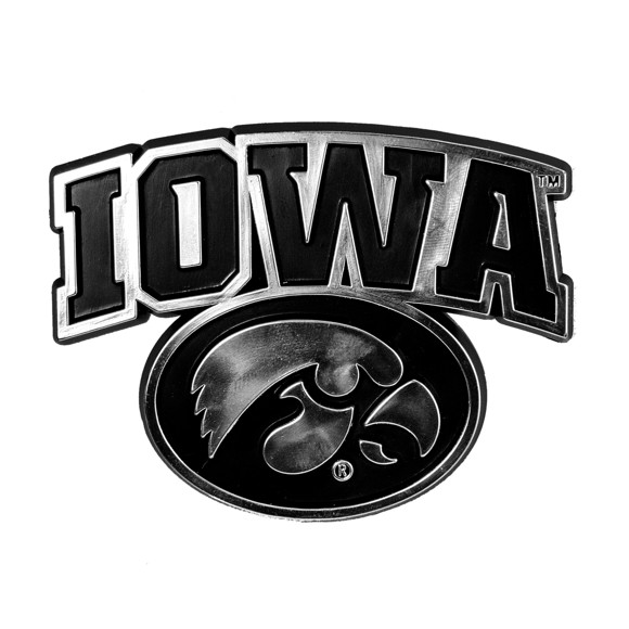Picture of Iowa Hawkeyes Molded Chrome Emblem