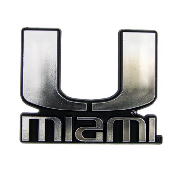Picture of Miami Hurricanes Molded Chrome Emblem