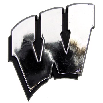 Picture of Wisconsin Badgers Molded Chrome Emblem