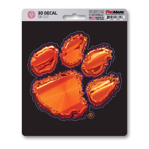 Picture of Clemson Tigers 3D Decal
