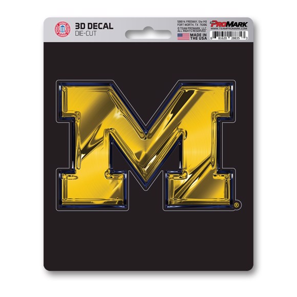 Picture of Michigan Wolverines 3D Decal