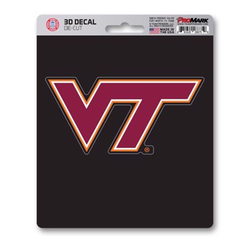 Picture of Virginia Tech 3D Decal