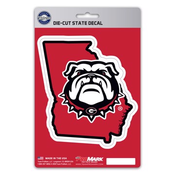 Picture of Georgia Bulldogs State Shape Decal