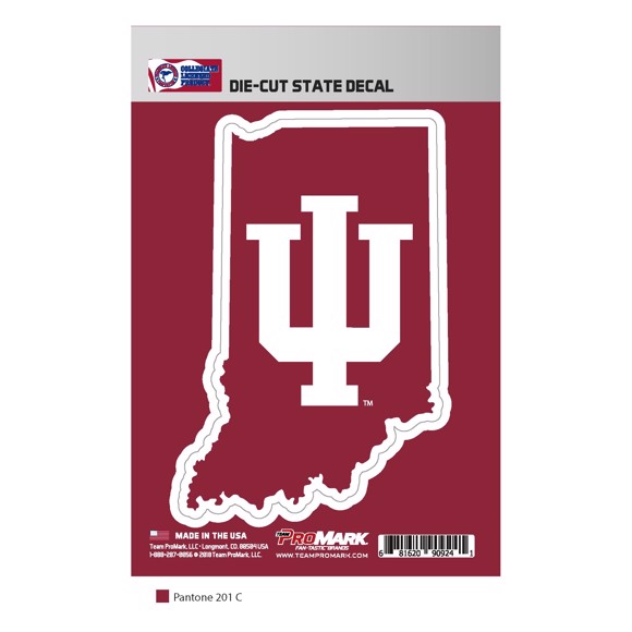 Picture of Indiana Hooisers State Shape Decal