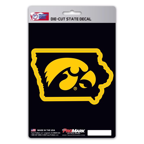 Picture of Iowa Hawkeyes State Shape Decal