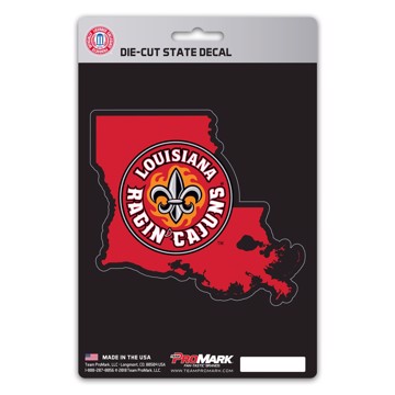 Picture of Louisiana-Lafayette State Shape Decal