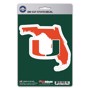 Picture of Miami Hurricanes State Shape Decal