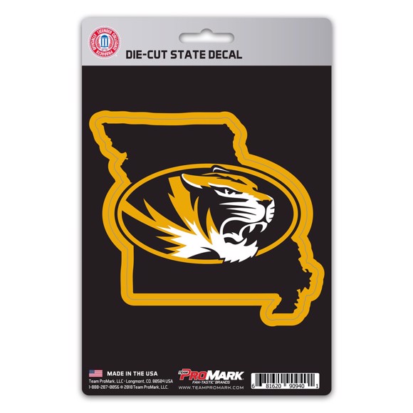 Picture of Missouri Tigers State Shape Decal