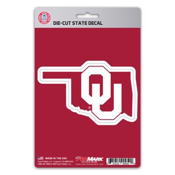 Picture of Oklahoma Sooners State Shape Decal