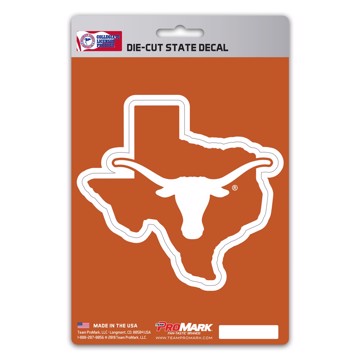 Picture of Texas Longhorns State Shape Decal