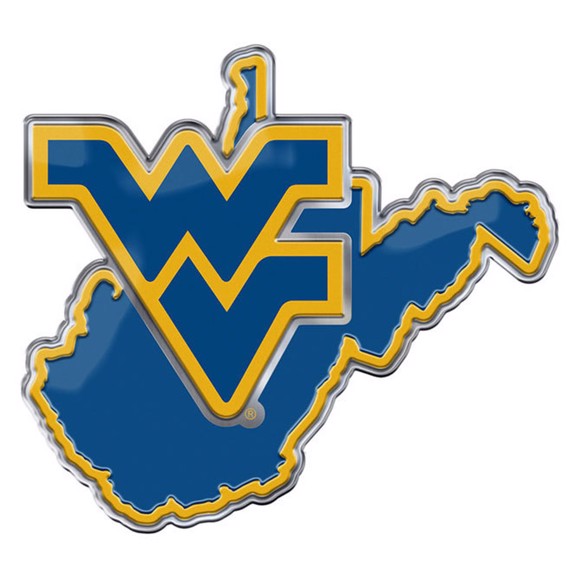 Picture of West Virginia Mountaineers Embossed State Emblem