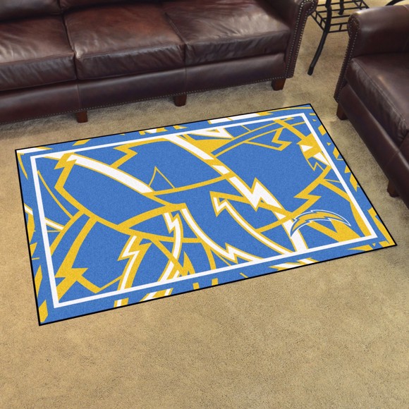 Picture of Los Angeles Chargers 4x6 Plush Rug