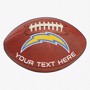 Picture of Los Angeles Chargers Personalized Football Mat