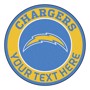 Picture of Los Angeles Chargers Personalized Roundel Mat