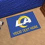Picture of Los Angeles Rams Personalized Starter Mat