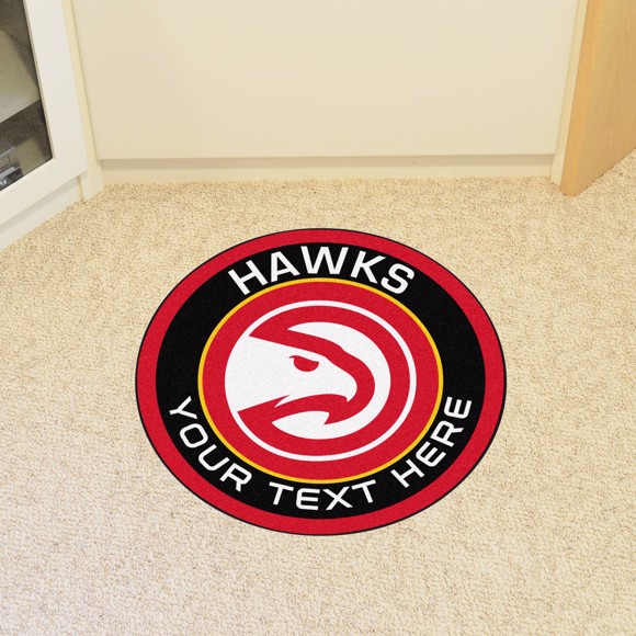 Picture of Atlanta Hawks Personalized Roundel Mat