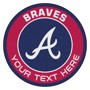 Picture of Atlanta Braves Personalized Roundel Mat Rug