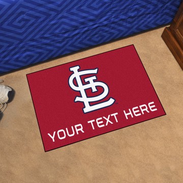Picture of St. Louis Cardinals Personalized Starter Mat