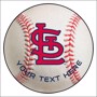 Picture of St. Louis Cardinals Personalized Baseball Mat