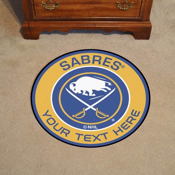 Picture of Buffalo Sabres Personalized Roundel Mat