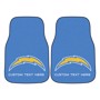 Picture of Los Angeles Chargers Personalized Carpet Car Mat Set