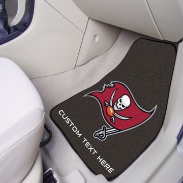 Picture of Tampa Bay Buccaneers Personalized Carpet Car Mat Set