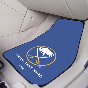 Picture of Buffalo Sabres Personalized Carpet Car Mat Set