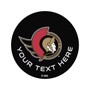 Picture of Ottawa Senators Personalized Hockey Puck Mat