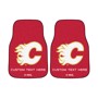 Picture of Calgary Flames Personalized Carpet Car Mat Set