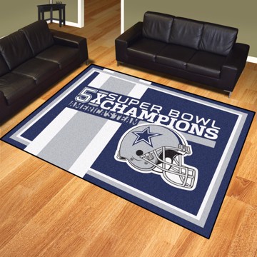 Picture of Dallas Cowboys Dynasty 8x10 Rug
