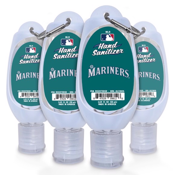 Picture of Seattle Mariners 1.69 oz Travel Keychain Sanitizer