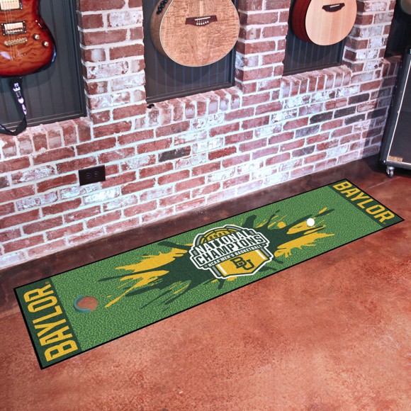 Picture of Baylor University NCAA Basketball 2021 Championship Putting Green Mat
