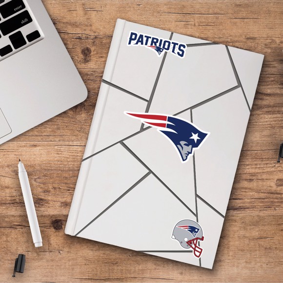 Picture of New England Patriots Decal 3-pk
