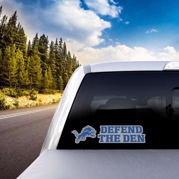 Picture of Detroit Lions Team Slogan Decal