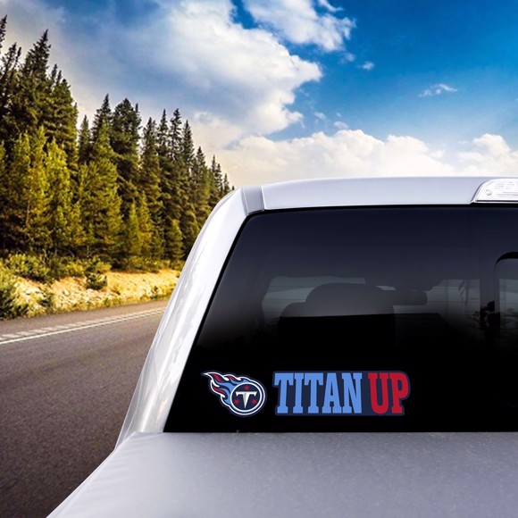 Tennessee Titans Team Slogan Decal