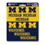 Picture of Michigan Wolverines Mini Decal 12-pk
