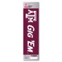 Picture of Texas A&M Aggies Team Slogan Decal