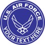 Picture of U.S. Air Force Personalized Roundel Mat