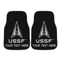 Picture of United States Space Force Personalized 2-pc Carpet Car Mat Set