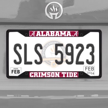 Picture of University of Alabama License Plate Frame - Black