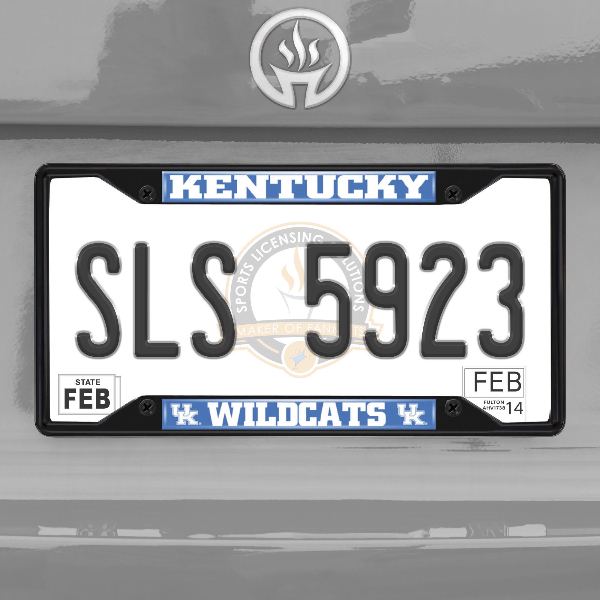 SLS Kentucky Wildcats Colored Metal License Plate Frame 