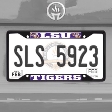 Picture of Louisiana State University License Plate Frame - Black